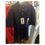Lands End short sleeve button up shirt L