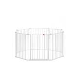 Regalo superwide safety gate & play yard -white