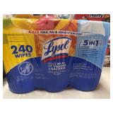 Lysol wipes 240ct