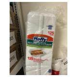 Hefty rectangular containers 125 ct