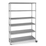 6-Tier HD wire shelving