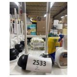2- Toilet plungers
