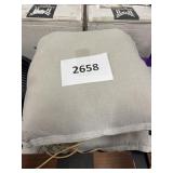 2- Gray 22inx22in Pillow set