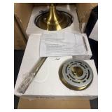 Brushed brass finich pendant lamp