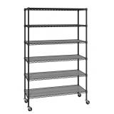 Seville 6-tier HD wire shelving