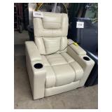 Theater recliner -white