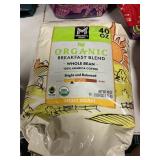 Organic whole bean light roast coffee 40 oz