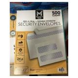 Security envelopes 500ct