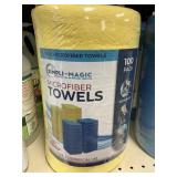 Microfiber towels 100 pack-yellow