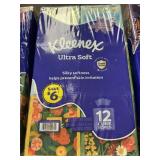 Kleenex ultra soft 12 cube boxes