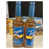Torani hazelnut syrup 2-25.4 fl oz