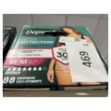 Depend womens underwear size M 88 ct