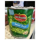 Del Monte sweet peas 105 oz