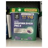 Auto dishwasher pacs 110 ct