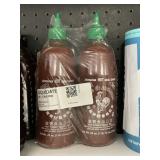 Sriracha hot chili sauce 2-28 oz
