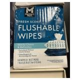 Flushable wipes 540ct
