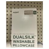 Dual silk pillowcase Q 2 ct