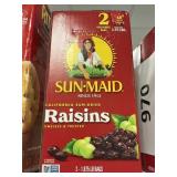 Sun-Maid raisins 2 bags