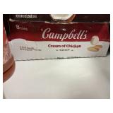 Cambells cream of chicken 8 cans