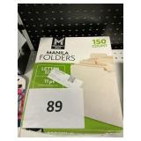Manilla folders 150ct