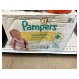 Pampers sensitive 1008 wipes