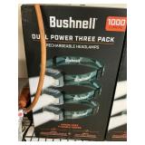 Bushnell dual power three pack headlamps