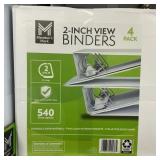 2-inch View Binders 4 pack
