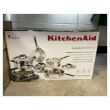 Kitchen Aid SS 5-ply clad 9pc set