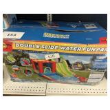 Double slide water fun park 14.4ftx10.2ftx 7.1ft