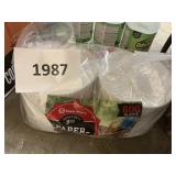 9in Paper plates 600 ct