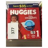 Huggies 234 diapers size 1