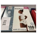 Premium 108 diapers size 8
