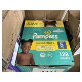 Pampers 128 diapers size 5