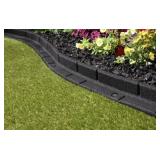 Black roman brick 4ft edging
