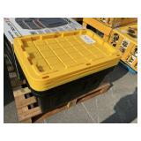 3ct Yellow & black totes 20inx30in- damaged