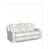 Power motionsofa w/ power headrest dropdown table
