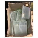 Plastic food storage containers -USED ?