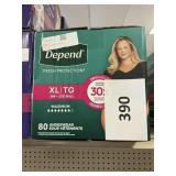 Depend XL 80 ct