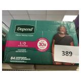 Depend L 84 ct