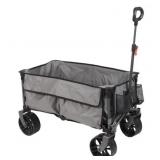All terrain folding wagon gray