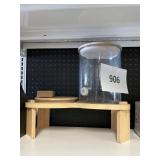 Glass drink dispenser & holder