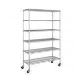 Seville 6-tier HD wire shelving