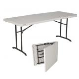 Lifetime 6 ft fold in half table