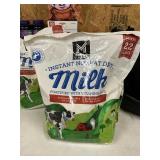 Instant milk makes 22 qts