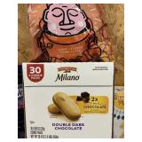 Milano double dark chocolate 30 cookies 2 per