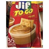 Jif to go PB 36 cups