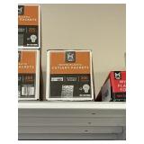 White plastic cutlery packets 200 ct