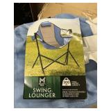Light blue swing lounger