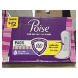 Poise 96 pads