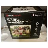 Logo Brands 7ft LED lit inflatable mascot